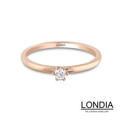 0.10 ct Diamond Minimalist Engagement Ring 1116615 - 