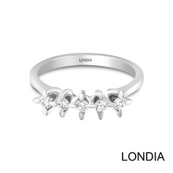 0.20 Karat Londia 5 Steine Diamant- Ehering / 1116557 - 2