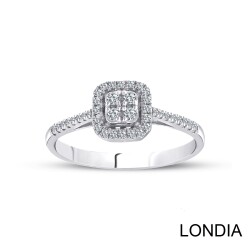 0.21 ct Brillant Diamond Fashion Ring / 1125436 - 