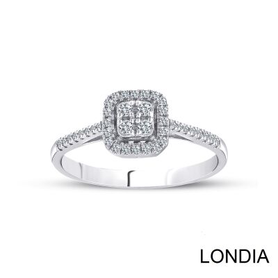 0.21 ct Brillant Diamond Fashion Ring / 1125436 - 1
