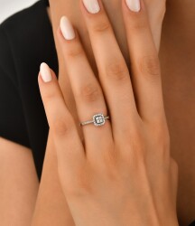 0.21 ct Brillant Diamond Fashion Ring / 1125436 - 3