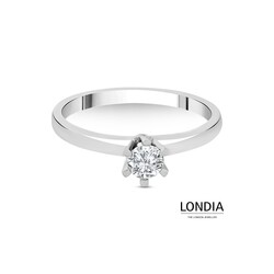 0.30 ct. Diamond Minimalist Engagement Ring - 