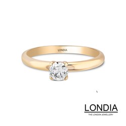 0.30 ct Diamond Minimalist Engagement Ring / GIA Certificated /1116575 - 