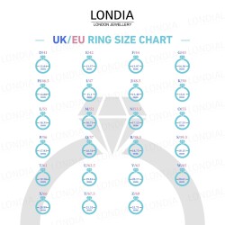 0.30 ct Londia Natural Diamond Magic Cluster Engagement Ring / F Rare White / 1138239 - 4
