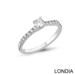 0.30 ct Londia Natural Side Diamond Engagement Ring / 1130931 - 
