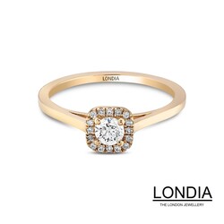 0.31 ct Diamond Minimalist Engagement Ring / 1116596 - 