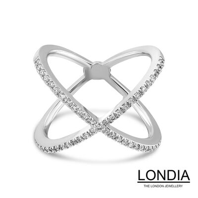 0.32 ct Diamond Double Band Fashion Ring / 1123423 - 1