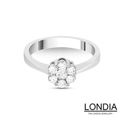0.35 ct Diamond Brillant Engagement Rings - 