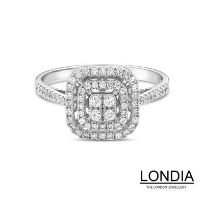 0.37 ct Brillant Diamond Fashion Ring / 1123871 - 1