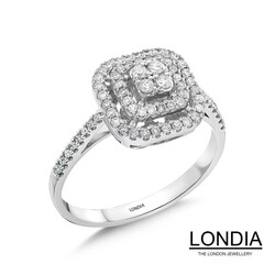 0.37 ct Brillant Diamond Fashion Ring / 1123871 - 2