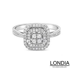 0.37 ct Diamond Engagement Brillant Ring - 