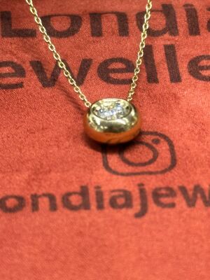 0.37 ct Londia Diamond Solitaire Necklace / 1134212 - 3