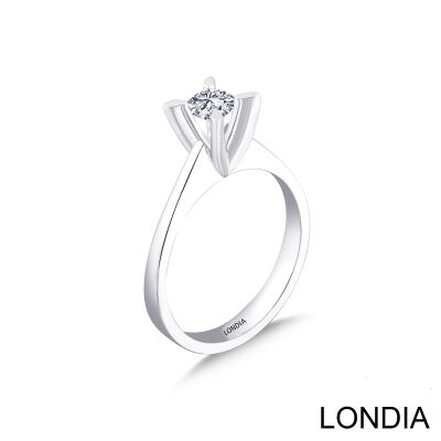 0.40 ct Diamond Classic Engagement Ring / E Color GIA Certified / 1126249 - 2