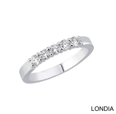 0.40 Karat Londia 5 Steine Diamant-Ehering / 1135220 - 1