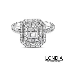 0.42 ct Diamond Baguette Fashion Ring - 