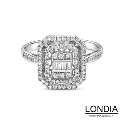 0.40 ct Londia Natural Diamond Baguette Fashion Ring / 1123949 - 1