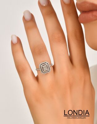 0.40 ct Londia Natural Diamond Baguette Fashion Ring / 1123949 - 3