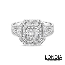 0.44 ct Diamond Baguette Fashion Ring - 