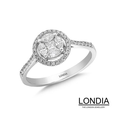 0.50 ct Diamond Engagement Ring / 1115110 - 2