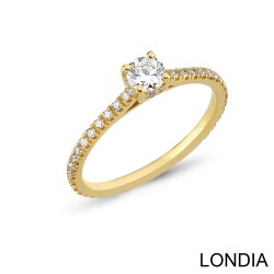 0.50 ct Londia Natural Side Diamond Engagement Ring / 1131962 - 