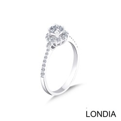 0.50 Karat Londia Natürlicher Diamant Mira Verlobungsring / 1126258 - 2