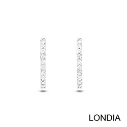 0.53 ct Diamond Hoop Earrings 1121920 - 3