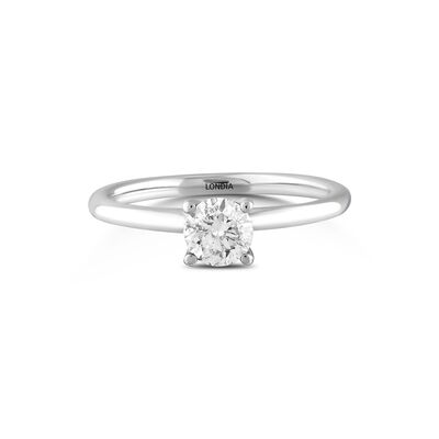 0.60 ct. Diamond Minimalist Engagement Ring 1119685 - 1