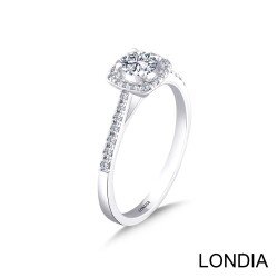 0.60 Karat Londia Natürlicher Diamant Mira Verlobungsring / 1124730 - 2