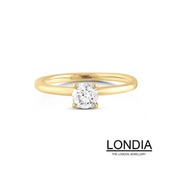 0.60 ct. Diamond Minimalist Engagement Ring 1119681 - 