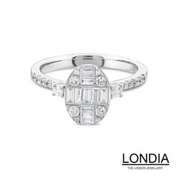 0.66 ct Diamond Brillant Engagement Ring 1124339 - 
