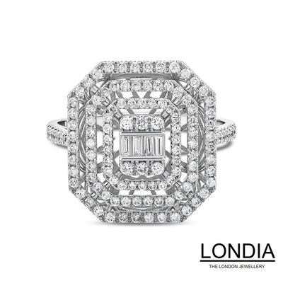 0.70 ct Diamond Baguette Fashion Ring / 1123884 - 1