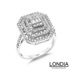 0.70 ct Diamond Baguette Fashion Ring / 1123884 - 2