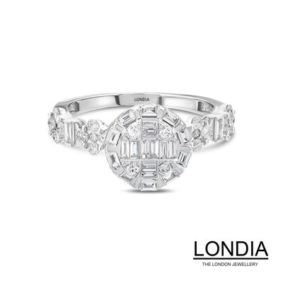 0.71 ct Diamond Brillant Engagement Ring / 1124270 - 1
