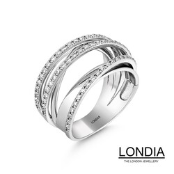0.72 ct Diamond Lines Fashion Ring / 1119973 - 2