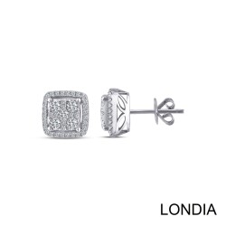 0.76 ct Diamond Brillant Earring /Wedding Gift / 1126804 - 
