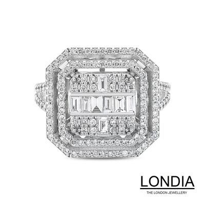 0.93 ct Diamond Baguette Fashion Ring / 1123680 - 1