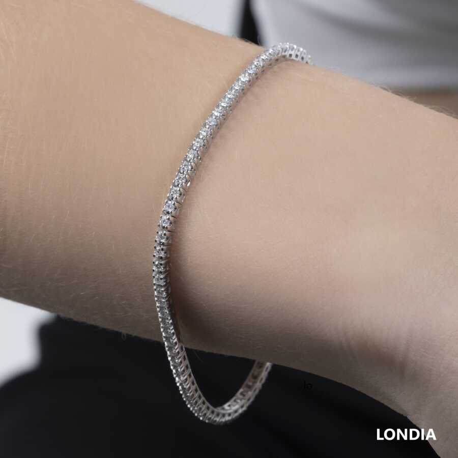 1 carat TW Illusion Set Diamond Tennis Bracelet | Lauren B Jewelry