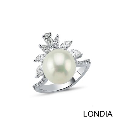 South Sea Pearl and 0.84 ct Diamond Fashion Rings 1116473 - 1
