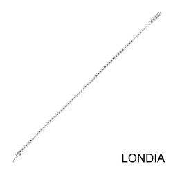 1 ct Londia Natural Diamond Tennis Bracelet / 1112615 - 4