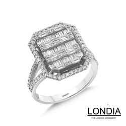 1.04 ct Diamond Baguette Fashion Ring / 1123675 - 2