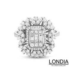 1.09 ct Diamond Baguette Fashion Ring - 