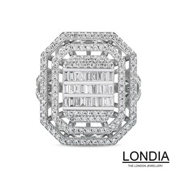 1.13 ct Diamond Baguette Fashion Ring - 