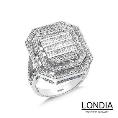 1.13 ct Diamond Baguette Fashion Ring / 1122591 - 2