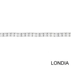 12 Karat Londia Natürlicher Diamant Tennis Armband / 1135968 - 2