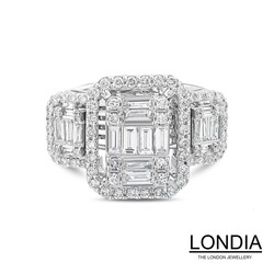 1.21 ct Diamond Baguette Engagement Ring / 1124272 - 