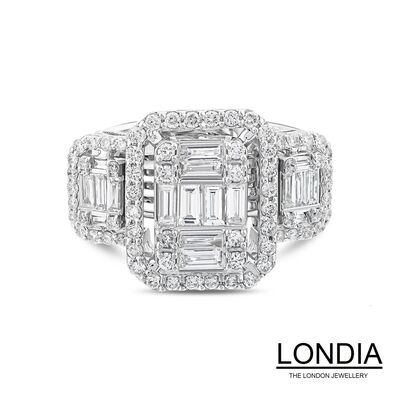 1.21 ct Diamond Baguette Engagement Ring / 1124272 - 1