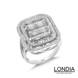 1.24 ct Diamond Baguette Fashion Ring / 1123538 - 2