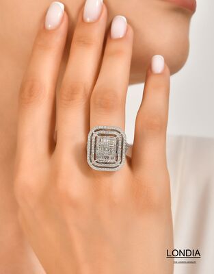 1.24 ct Diamond Baguette Fashion Ring / 1123538 - 3