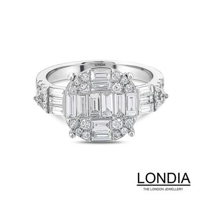 1.27 ct Diamond Baguette Engagement Ring / 1124271 - 1
