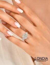 1.27 ct Diamond Baguette Engagement Ring / 1124271 - 3